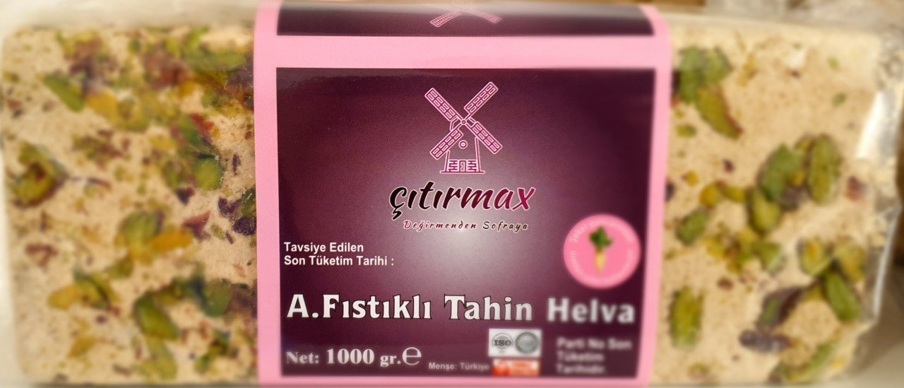 ANTEP FISTIKLI TAHİN HELVASI 1000GR