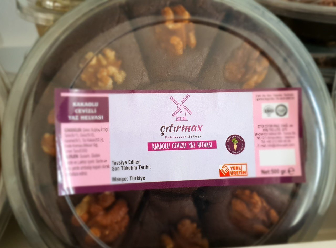 KAKAOLU CEVİZLİ YAZ HELVASI 450GR