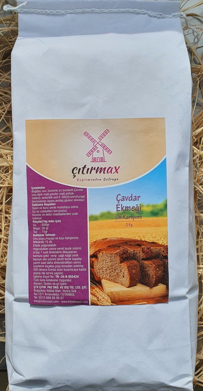 ÇAVDAR EKMEĞİ UNLU KARIŞIMI 2KG
